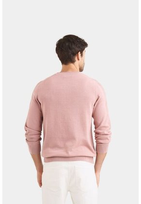 Sweater Tejido En Algodón Para Hombre Manga Ranglan Sweater Tejido En Algodón Para Hombre Manga Ranglan Rosado S VÉLEZ