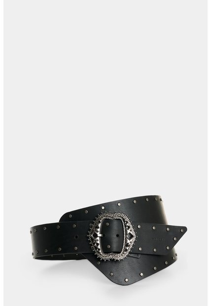 Cinturón Unifaz En Cuero Para Mujer Xinca Cinturón Unifaz En Cuero Para Mujer Xinca Negro S VÉLEZ