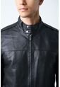 Chaqueta Bosa De Cuero Para Hombre Fit Semi Holgado Chaqueta Bosa De Cuero Para Hombre Fit Semi Holgado Negro XXXL VÉLEZ de Vélez