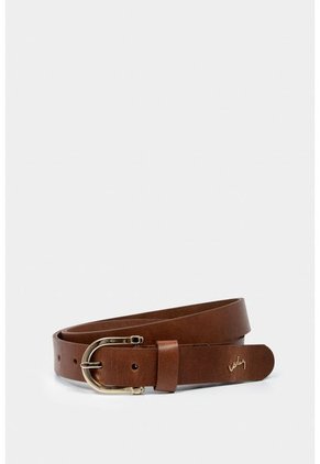 Cinturón Unifaz De Cuero Liso Cinturón Unifaz De Cuero Liso Miel XL VÉLEZ