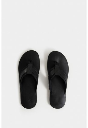 Sandalia Plana Alfil 2 De Cuero Para Hombre Capellada En Reata Sandalia Plana Alfil 2 De Cuero Para Hombre Capellada En Reata Negro 38 VÉLEZ