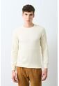 Sweater Tejido En Algodón Para Hombre Manga Ranglan Sweater Tejido En Algodón Para Hombre Manga Ranglan Crema M VÉLEZ de Vélez