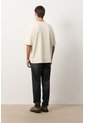 Camiseta Relaxed Fit Para Hombre Camiseta Relaxed Fit Para Hombre Crema XL VÉLEZ de Vélez