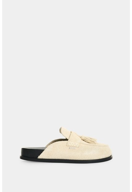 Suecos Tipo Mule En Cuero Para Mujer Tairu Suecos Tipo Mule En Cuero Para Mujer Tairu Crema 39 VÉLEZ
