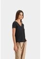 Camiseta Básica Para Mujer Millaré Metálico Decorativo Camiseta Básica Para Mujer Millaré Metálico Decorativo Negro M VÉLEZ de Vélez