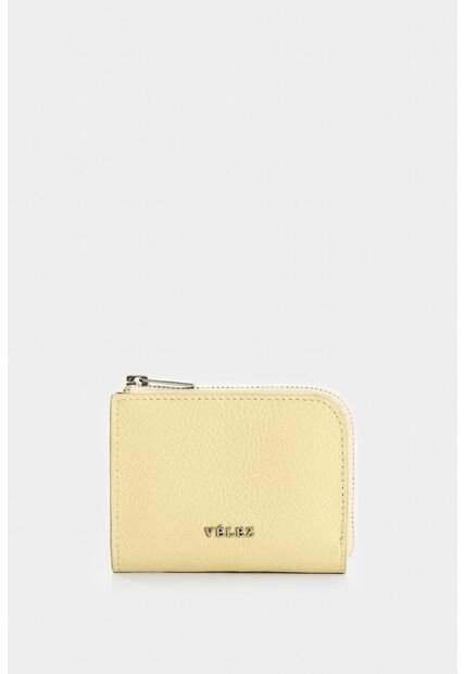 Porta Documentos Holy De Cuero Para Mujer Cremallera Porta Documentos Holy De Cuero Para Mujer Cremallera Amarillo VÉLEZ