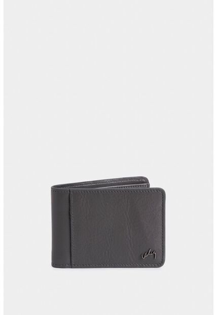 Billetera Rayón De Cuero Para Hombre Casual Billetera Rayón De Cuero Para Hombre Casual Gris VÉLEZ