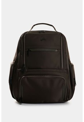 Morral Edén En Lona Y Cuero Para Hombre Multifuncional Morral Edén En Lona Y Cuero Para Hombre Multifuncional Cafe VÉLEZ