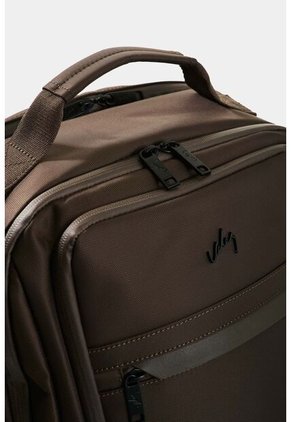 Morral Edén En Lona Y Cuero Para Hombre Multifuncional Morral Edén En Lona Y Cuero Para Hombre Multifuncional Cafe VÉLEZ