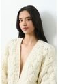Cardigan Tejido Para Mujer Luzia Cardigan Tejido Para Mujer Luzia Crema XL VÉLEZ de Vélez