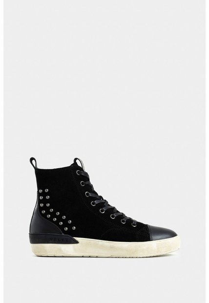 Tenis Bota En Cuero Gamuza Para Mujer Paraíso Tenis Bota En Cuero Gamuza Para Mujer Paraíso Negro 37 VÉLEZ