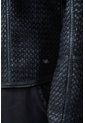 Chaqueta De Cuero Tejido Para Mujer Woven Chaqueta De Cuero Tejido Para Mujer Woven Negro S VÉLEZ de Vélez