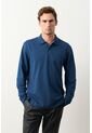 Polo Manga Larga En Algodón Para Hombre Nápoles Polo Manga Larga En Algodón Para Hombre Nápoles Azul Oscuro M VÉLEZ de Vélez