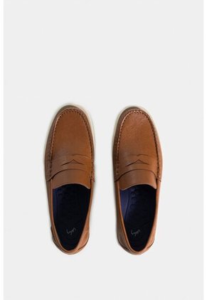 Mocasines Palmer De Cuero Para Hombre Silueta Clásica Mocasines Palmer De Cuero Para Hombre Silueta Clásica Miel 39 Vélez