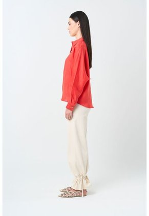 Camisa Peonia Para Mujer Manga Murciélago Camisa Peonia Para Mujer Manga Murciélago Coral S VÉLEZ