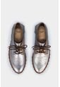 Zapatos Cordón Oxford De Cuero Folia Para Mujer Detalle De Taches Zapatos Cordón Oxford De Cuero Folia Para Mujer Detalle De Taches Gris Pistola 39 Vélez de Vélez