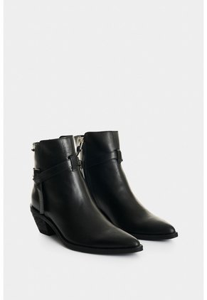 Botnes En Cuero Para Mujer Xinca Botnes En Cuero Para Mujer Xinca Negro 40 VÉLEZ
