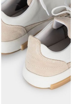 Tenis Gouda De Cuero Para Mujer Combinación De Texturas Tenis Gouda De Cuero Para Mujer Combinación De Texturas Blanco 38 Vélez