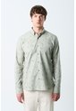 Camisa Manga Larga Semi Fitted Para Hombre Asiri Camisa Manga Larga Semi Fitted Para Hombre Asiri Agua Marina XXL VÉLEZ de Vélez