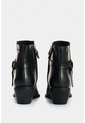 Botnes En Cuero Para Mujer Xinca Botnes En Cuero Para Mujer Xinca Negro 40 VÉLEZ