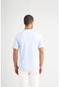 Camiseta Micropima Arizona Para Hombre Semi Ajustada Camiseta Micropima Arizona Para Hombre Semi Ajustada Azul Claro L VÉLEZ de Vélez