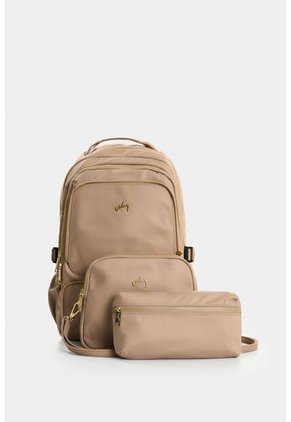 Morral Tamar En Lona Para Mujer Multifuncional Morral Tamar En Lona Para Mujer Multifuncional Arena VÉLEZ