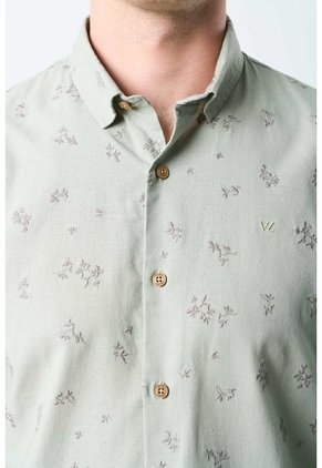 Camisa Manga Larga Semi Fitted Para Hombre Asiri Camisa Manga Larga Semi Fitted Para Hombre Asiri Agua Marina XXL VÉLEZ