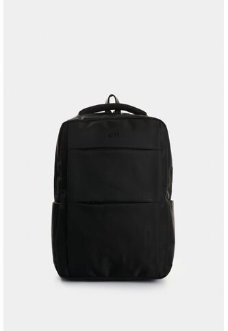 Morral Leo En Lona Y Cuero Para Hombre Multifuncional Morral Leo En Lona Y Cuero Para Hombre Multifuncional Negro VÉLEZ Vélez