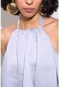 Top Halter Con Esferas Para Mujer Rouge Top Halter Con Esferas Para Mujer Rouge Azul Claro 12 VÉLEZ de Vélez
