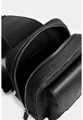 Manos Libres Lyra De Cuero Para Hombre Efecto Encerado Manos Libres Lyra De Cuero Para Hombre Efecto Encerado Negro VÉLEZ