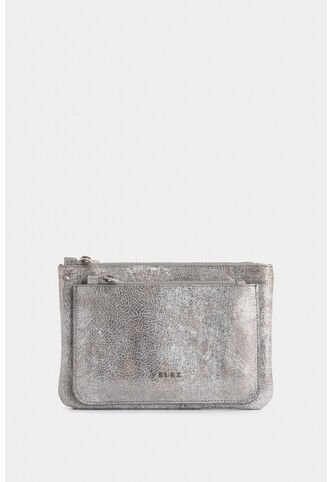 Cosmetiquera Arándano De Cuero Folia Para Mujer Doble Bolsillo Cosmetiquera Arándano De Cuero Folia Para Mujer Doble Bolsillo Plata VÉLEZ Vélez