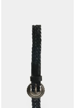 Cinturón Unifaz Trenzado En Cuero Para Mujer Anam Cinturón Unifaz Trenzado En Cuero Para Mujer Anam Negro S VÉLEZ