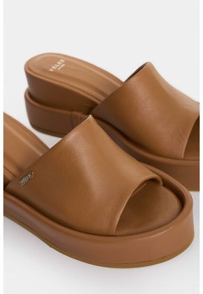 Sandalia Plataforma Geranio De Cuero Para Mujer Dima Ovalada Sandalia Plataforma Geranio De Cuero Para Mujer Dima Ovalada Miel 37 VÉLEZ