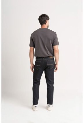 Jean Recto Encerado Para Hombre Silueta Semi Fitted Jean Recto Encerado Para Hombre Silueta Semi Fitted Azul Oscuro 36 Vélez