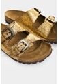 Sandalia Plana En Cuero Folia Para Mujer Misti Sandalia Plana En Cuero Folia Para Mujer Misti Dorado 35 VÉLEZ de Vélez
