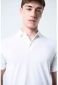 Polo Lucca Manga Corta Para Hombre Texturizada Polo Lucca Manga Corta Para Hombre Texturizada Blanco XS VÉLEZ de Vélez