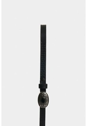 Cinturón Unifaz De Cuero Grabado Para Mujer Hazel Cinturón Unifaz De Cuero Grabado Para Mujer Hazel Negro L VÉLEZ