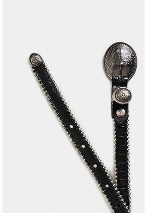 Cinturón Unifaz Tokio De Cuero Para Mujer Millaré De Balines Cinturón Unifaz Tokio De Cuero Para Mujer Millaré De Balines Negro L Vélez