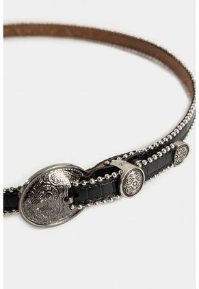 Cinturón Unifaz Tokio De Cuero Para Mujer Millaré De Balines Cinturón Unifaz Tokio De Cuero Para Mujer Millaré De Balines Negro L Vélez