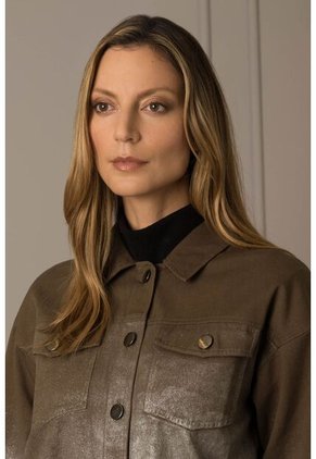 Chaqueta Parca Hanoi En Tela Para Mujer Con Metalizada Chaqueta Parca Hanoi En Tela Para Mujer Con Metalizada Verde XL Vélez