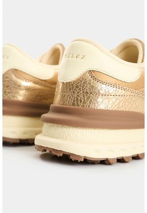 Tenis De Cuero Folia Para Mujer Spectra Tenis De Cuero Folia Para Mujer Spectra Dorado 34 VÉLEZ