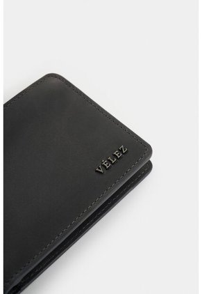 Billetera De Cuero Para Hombre Diver Billetera De Cuero Para Hombre Diver Gris VÉLEZ