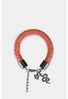 Manilla Pekín De Cuero Para Mujer Broche Ajustable