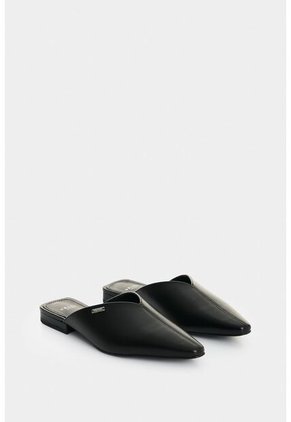 Baleta De Cuero Para Mujer Coralia Baleta De Cuero Para Mujer Coralia Negro 40 VÉLEZ