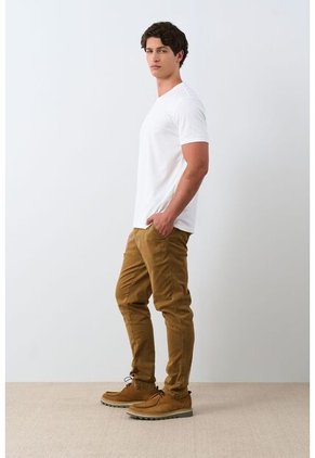 Camiseta Micropima Arizona Para Hombre Semi Ajustada Camiseta Micropima Arizona Para Hombre Semi Ajustada Blanco L VÉLEZ