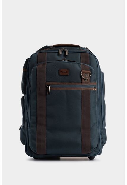 Morral Trolley Lona Por Cuero Para Hombre Acentos Morral Trolley Lona Por Cuero Para Hombre Acentos Azul Oscuro Vélez