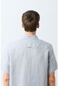 Camisa Manga Corta Rayas Para Hombre Nara Camisa Manga Corta Rayas Para Hombre Nara Azul XL VÉLEZ de Vélez