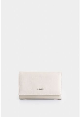 Billetera Real De Cuero Para Mujer Con Monedero Billetera Real De Cuero Para Mujer Con Monedero Blanco VÉLEZ Vélez