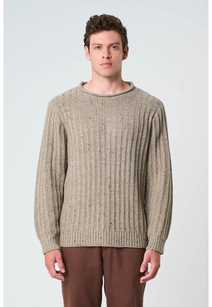 Sweater Selva Tejido Para Hombre Cuello Bandeja Sweater Selva Tejido Para Hombre Cuello Bandeja Tabaco XXL VÉLEZ