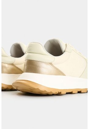 Tenis De Cuero Y Folia Para Mujer Ocaso Tenis De Cuero Y Folia Para Mujer Ocaso Blanco 41 VÉLEZ